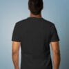 black regular t-shirt back view