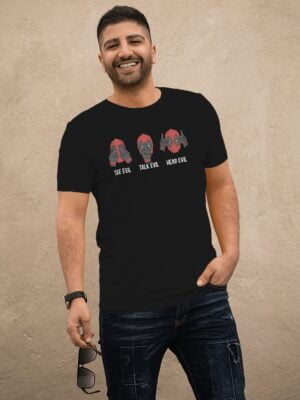 deadpool superhero printed t-shirt