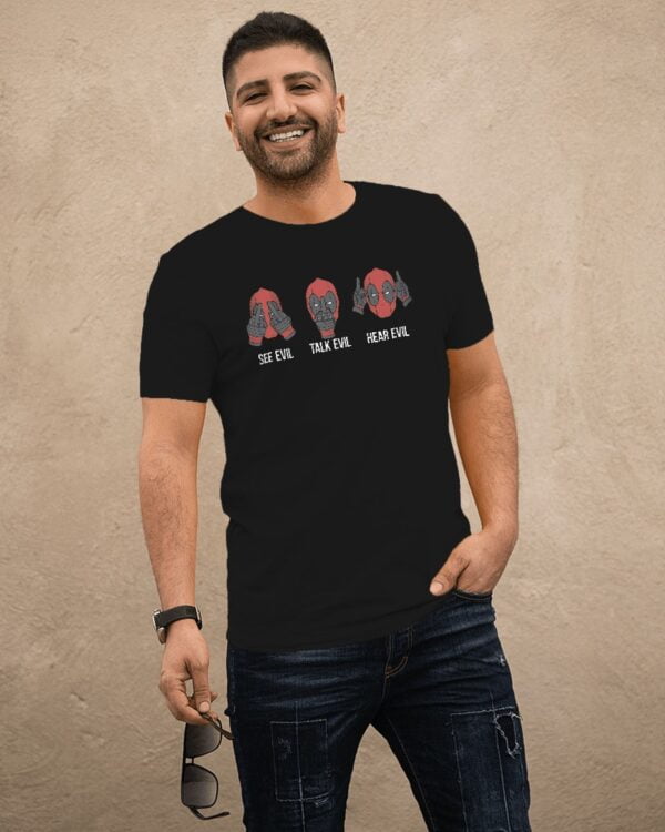 deadpool superhero printed t-shirt