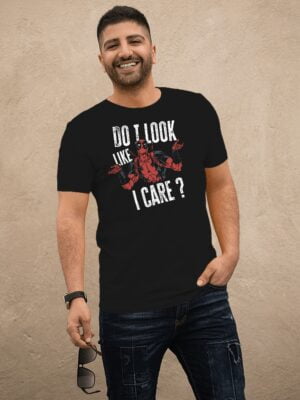 deadpool regular fit black t-shirt