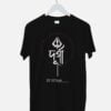 durga ma asche bengali printed t-shirt black