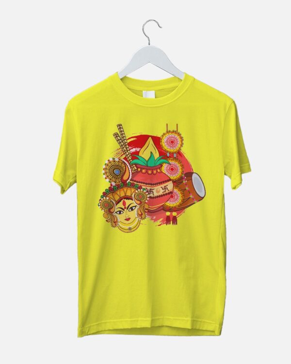 Maa Durga Design Cotton Regular T-Shirt