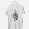 durga thakur printed t-shirt white