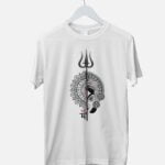 durga thakur printed t-shirt white